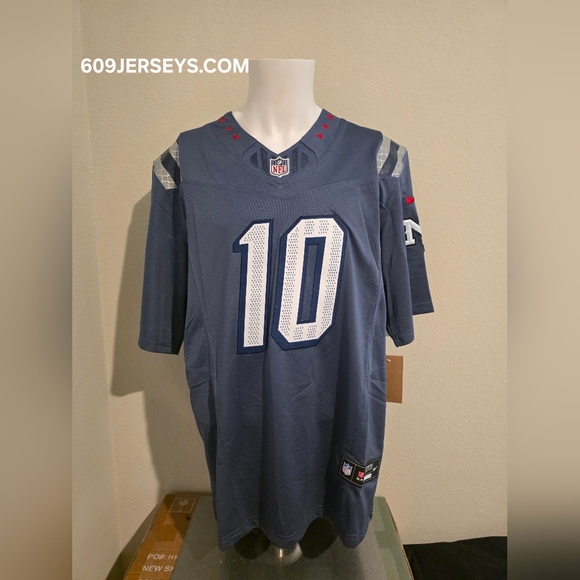 New England Patriots Drake Maye Rivalries Jersey - Picture 2 of 2